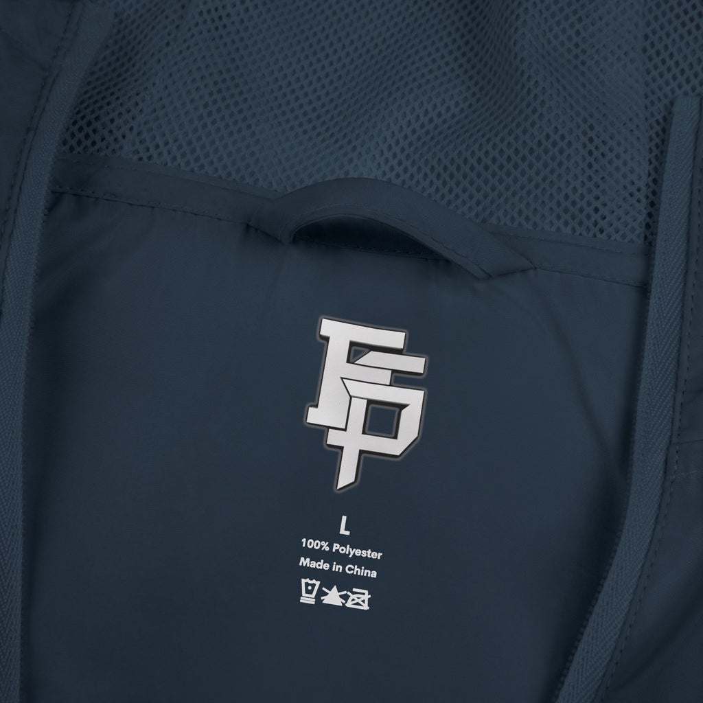 FSP Windbreaker Jacket — Minimal White Camo with 'FSP' Monogram