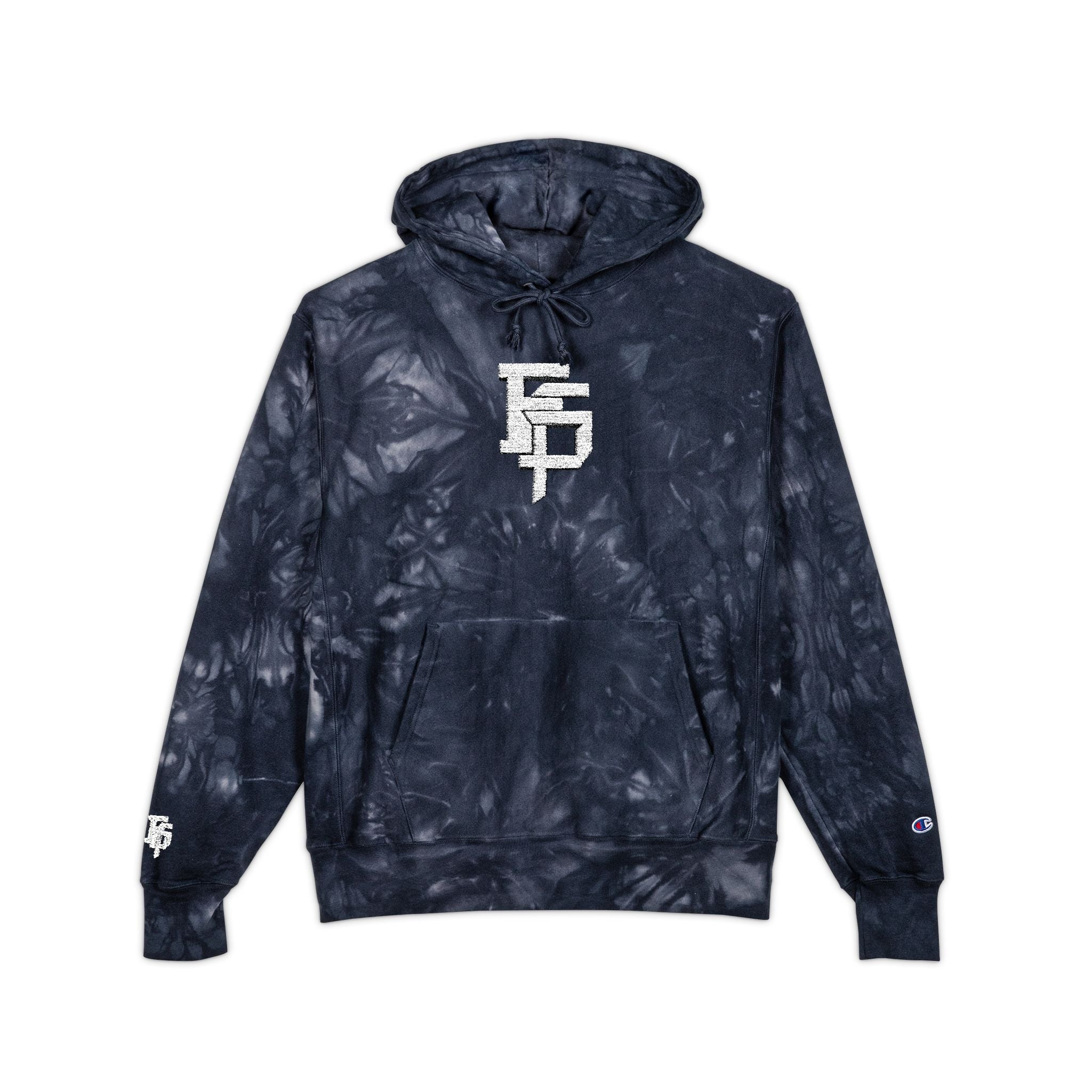 Unisex Champion Tie-Dye Hoodie (Embroidery)