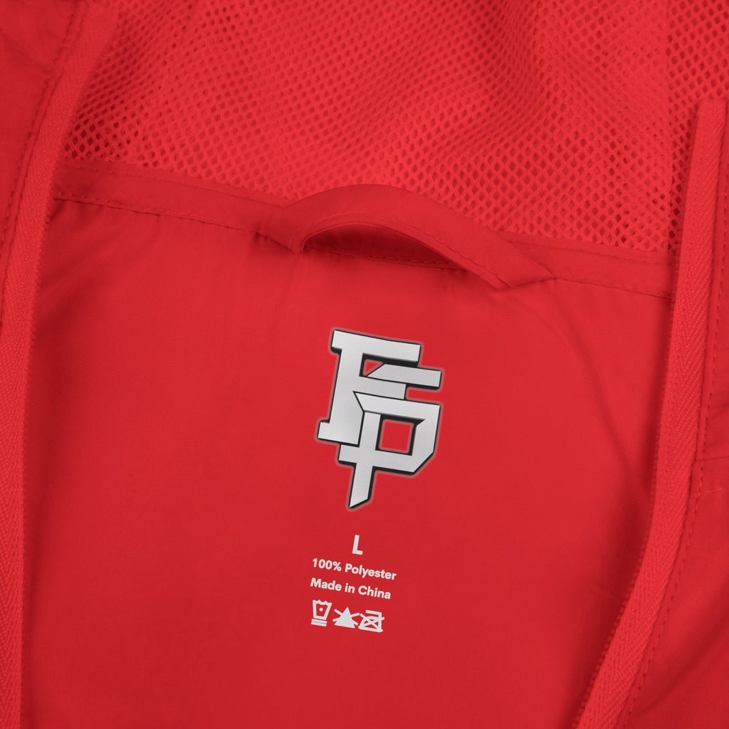 FSP Windbreaker Jacket — Minimal White Camo with 'FSP' Monogram