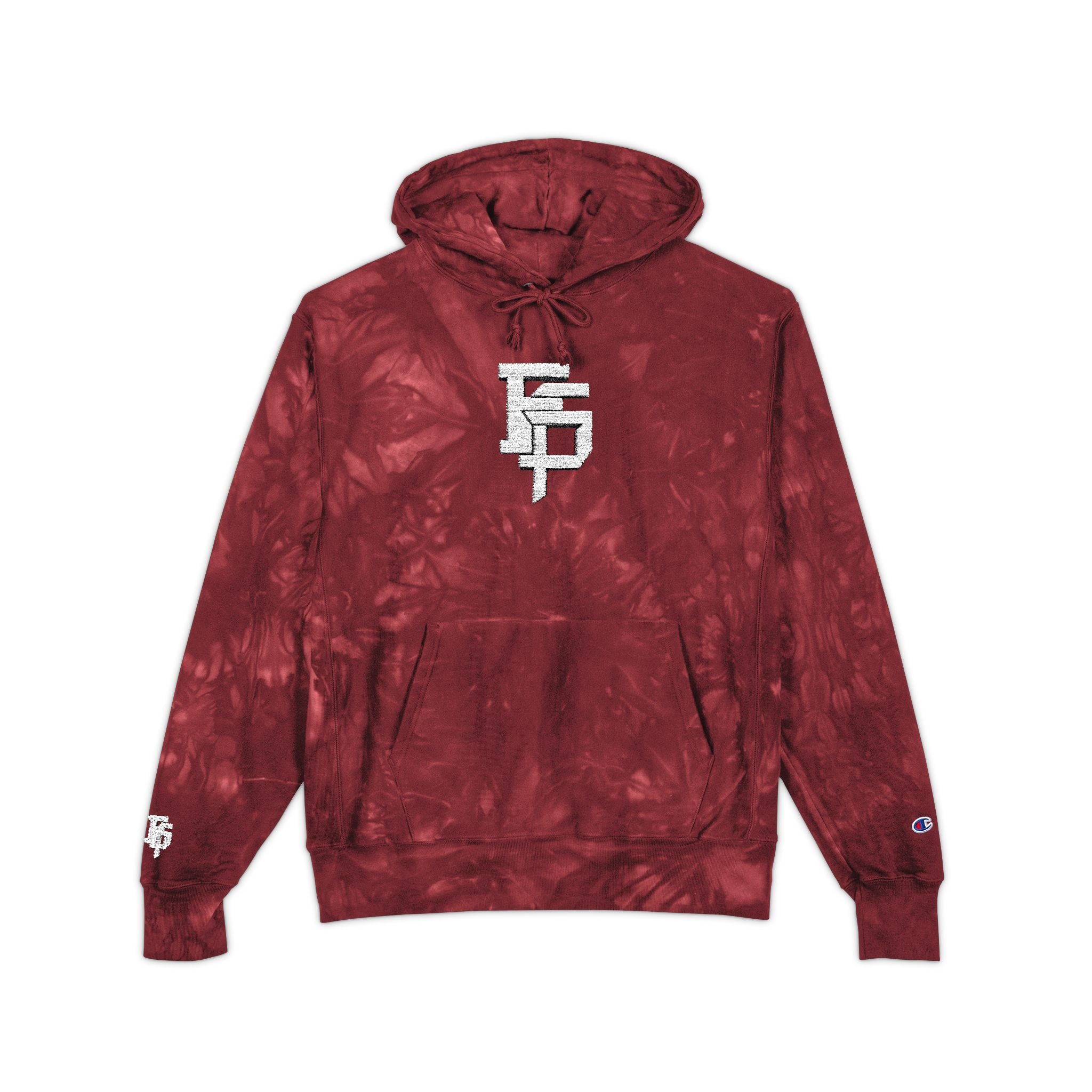 Unisex Champion Tie-Dye Hoodie (Embroidery)