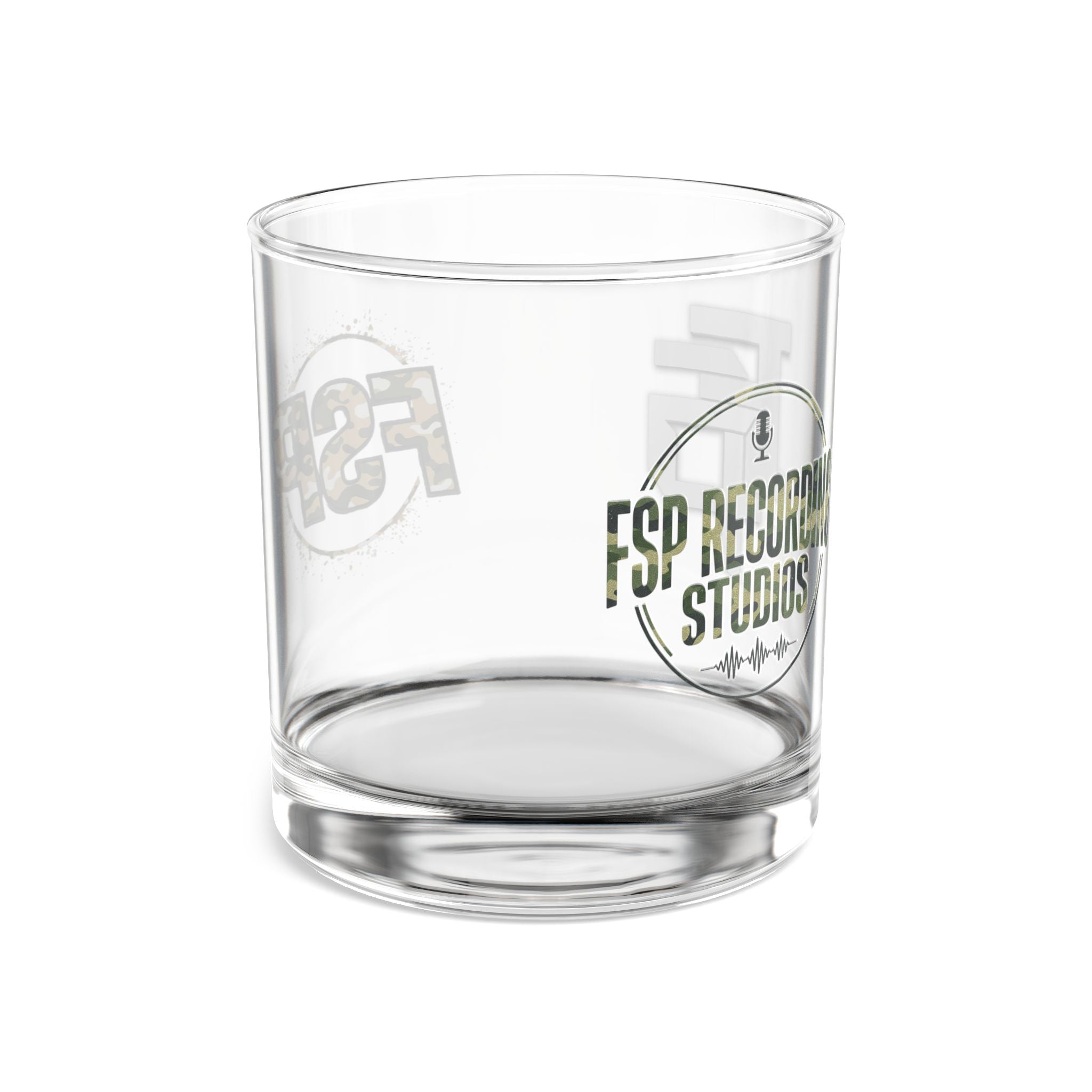 10oz Rocks Glass — FSR Recording Studios Logo Whiskey Tumbler