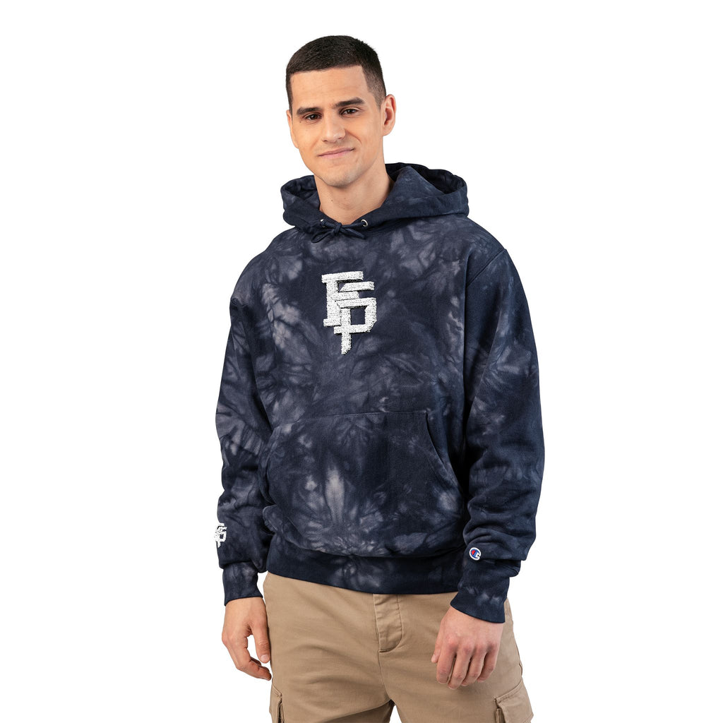 Unisex Champion Tie-Dye Hoodie (Embroidery)