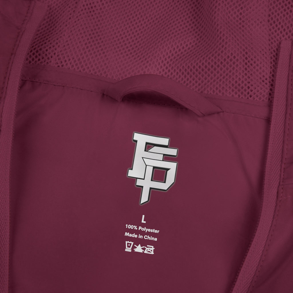 FSP Windbreaker Jacket — Minimal White Camo with 'FSP' Monogram