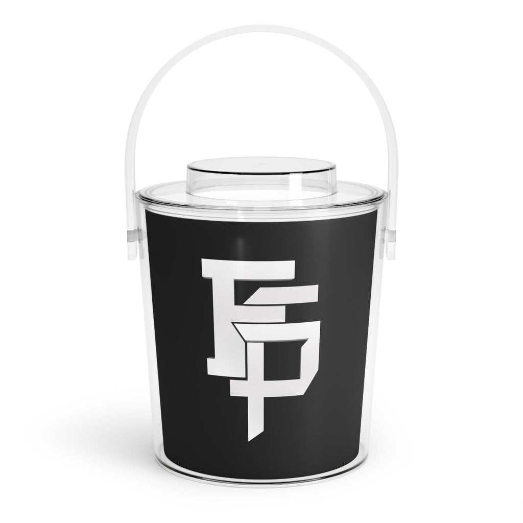 Ice Bucket with Tongs