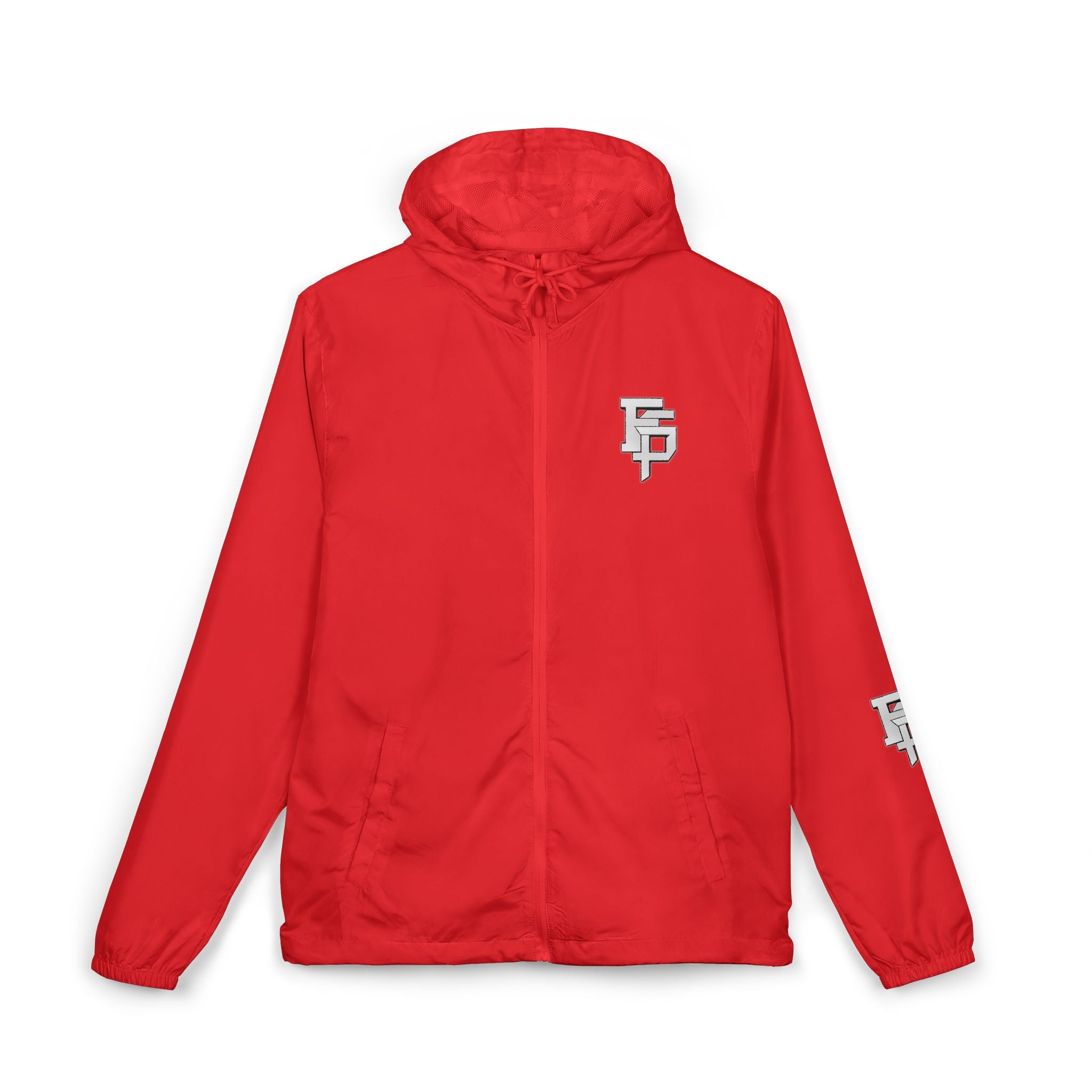 FSP Windbreaker Jacket — Minimal White Camo with 'FSP' Monogram