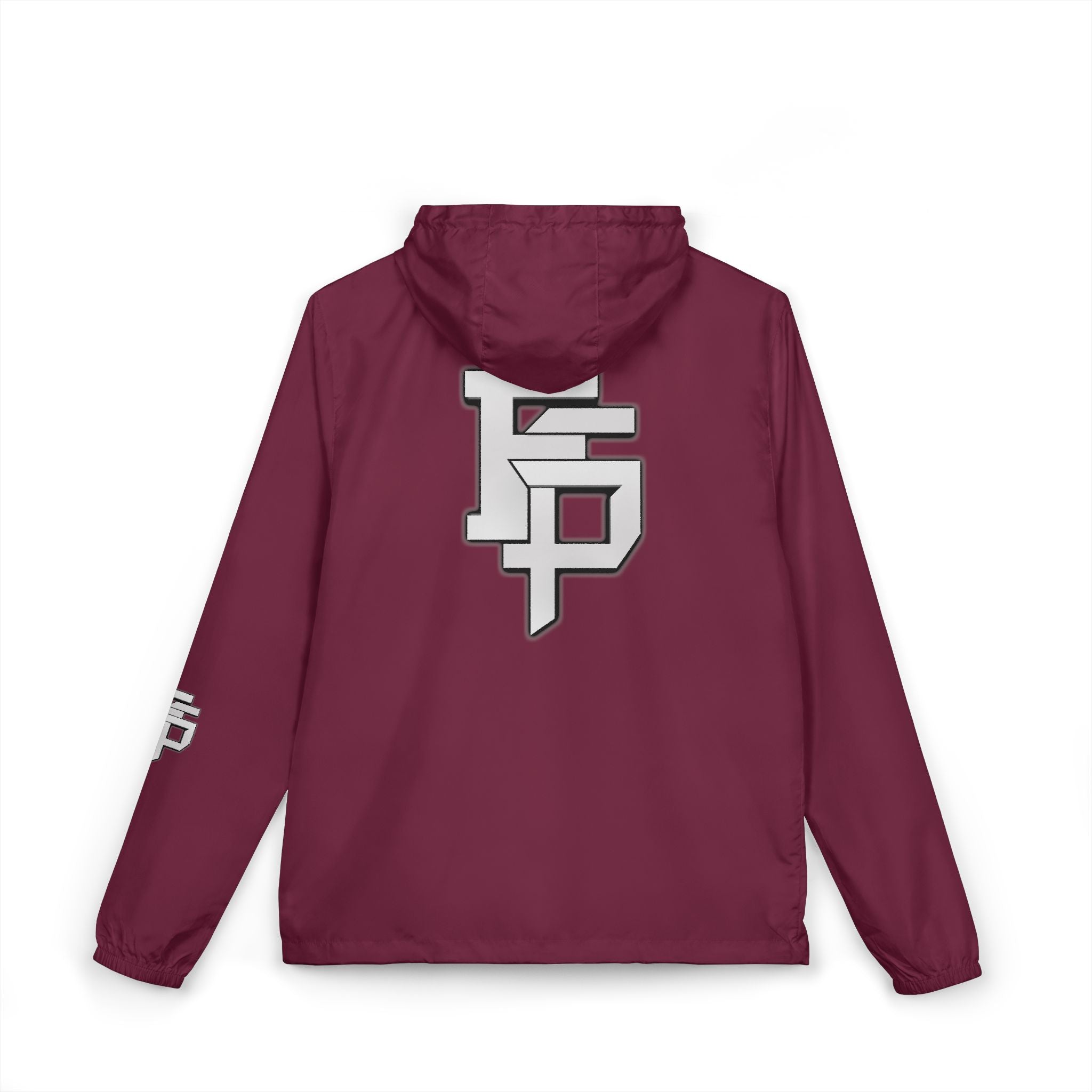 FSP Windbreaker Jacket — Minimal White Camo with 'FSP' Monogram