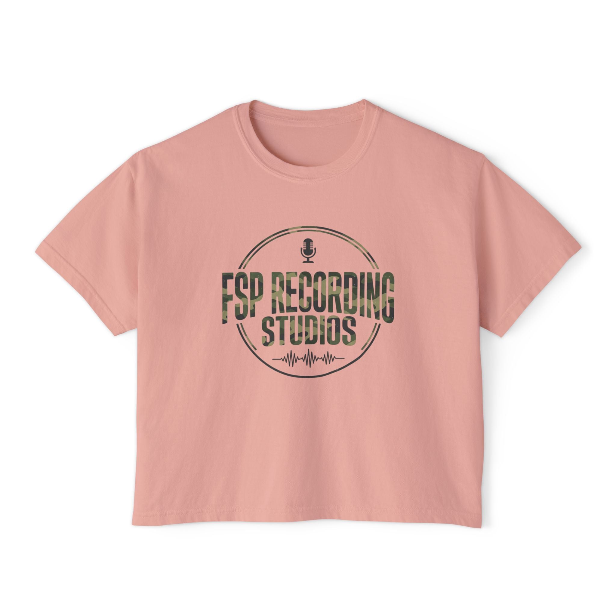 FSP Boxy Tee — "FSP Recording Studios" Women's Crop T‑Shirt