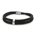 fsp Leather Bracelet with Beads (Engraving)