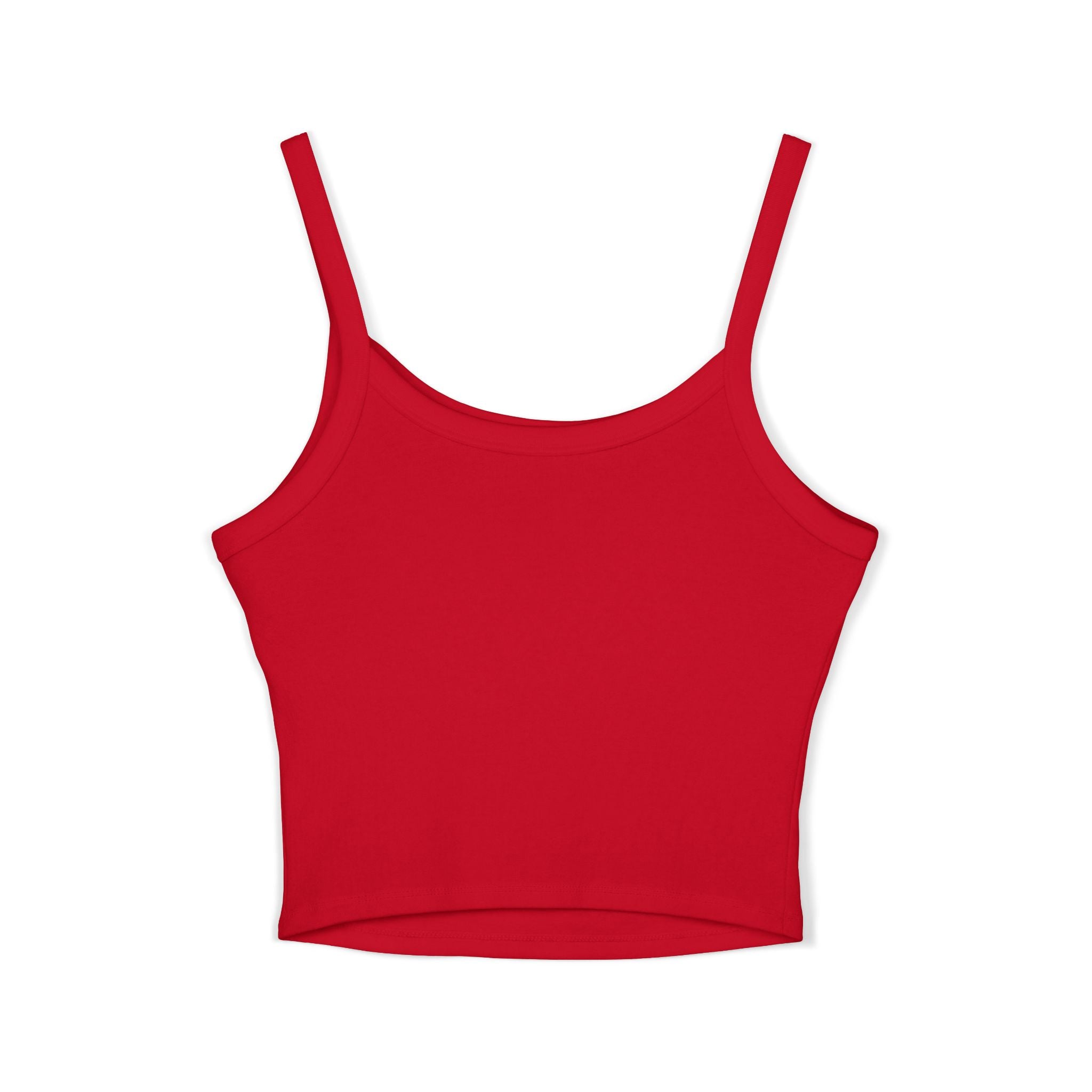 FSP Women's Black Spaghetti Strap Tank Top with Silver 3D FSP Logo