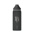 Oasis 32oz Insulated Water Bottle — Matte Black with Monogram Logo
