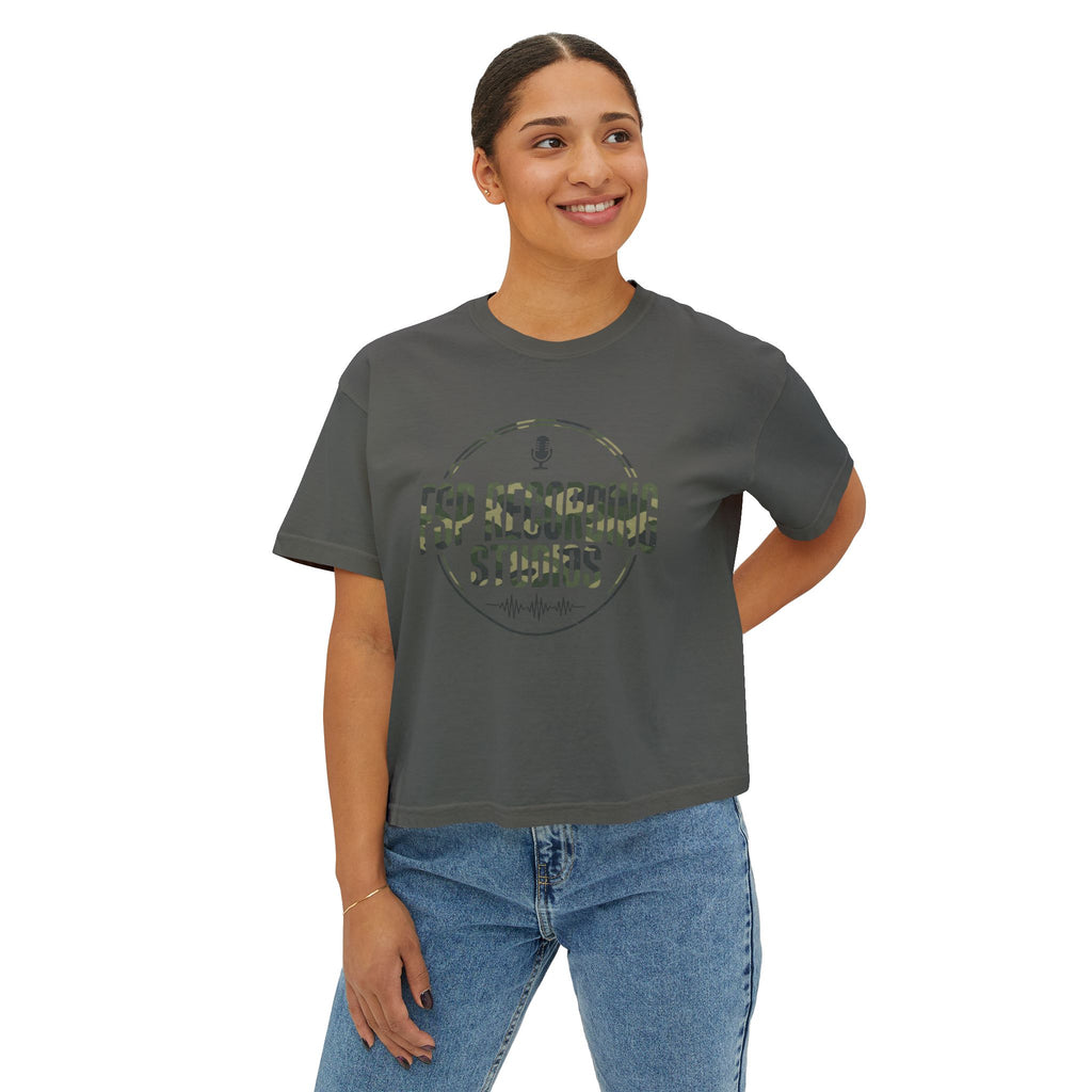 FSP Boxy Tee — "FSP Recording Studios" Women's Crop T‑Shirt