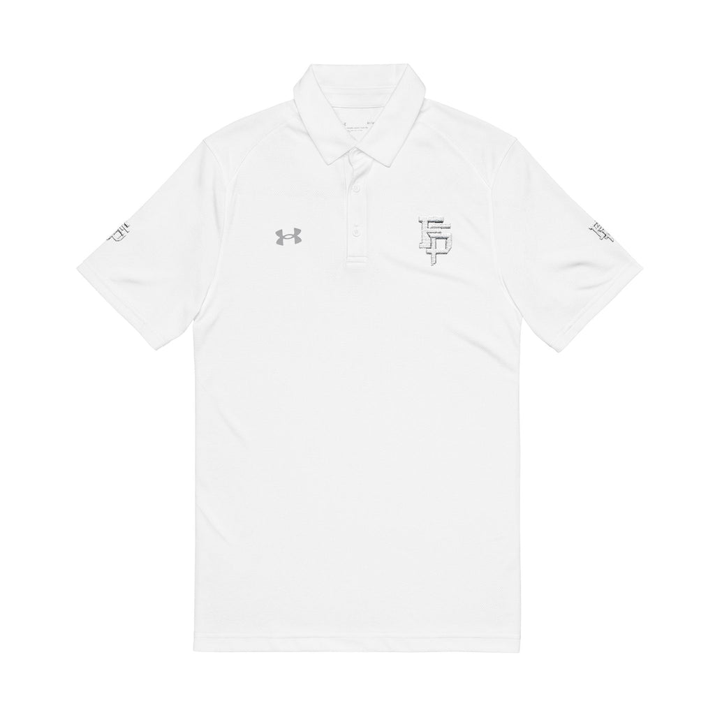 Embroidered Men’s Performance Polo – White Under Armour® Golf Shirt