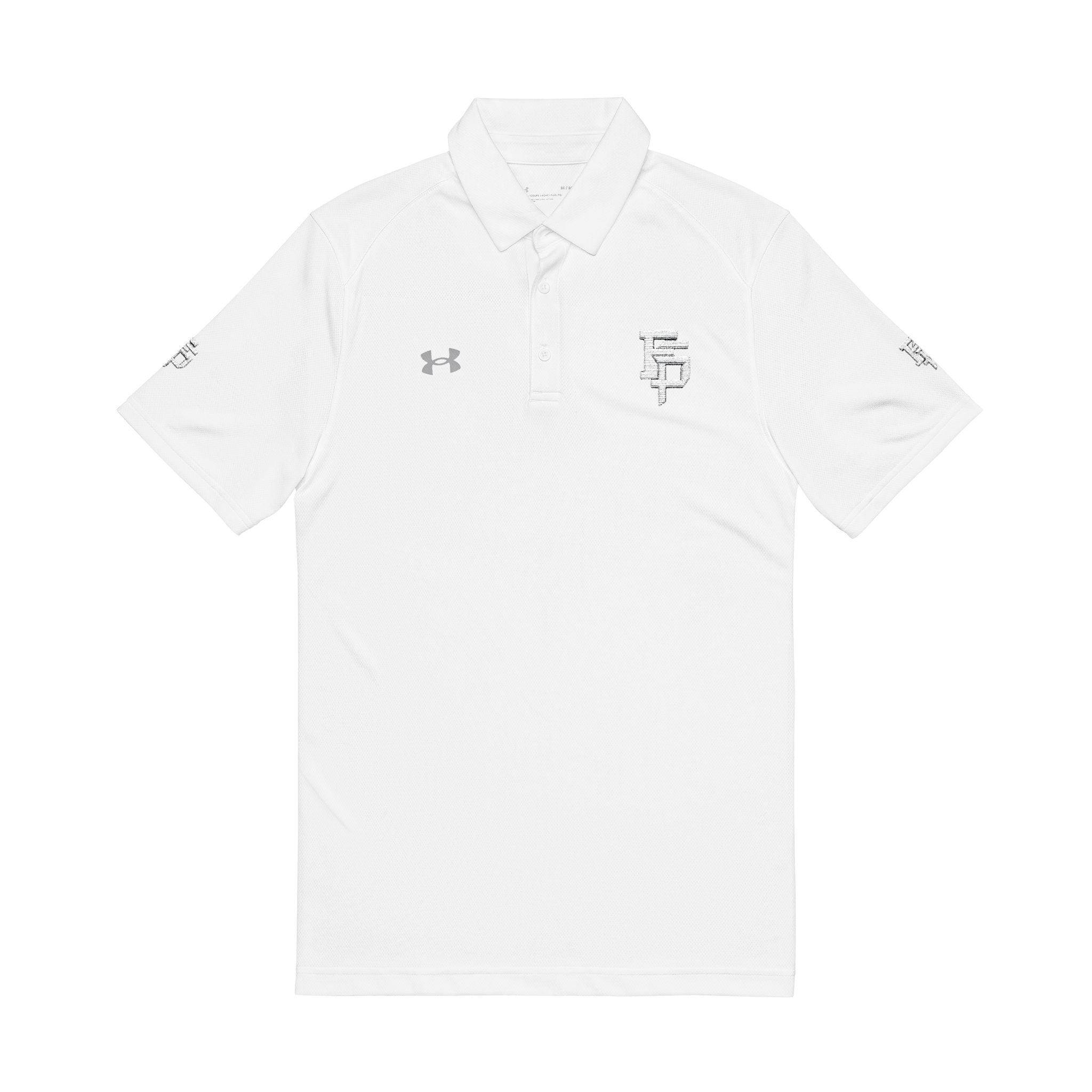Embroidered Men’s Performance Polo – White Under Armour® Golf Shirt