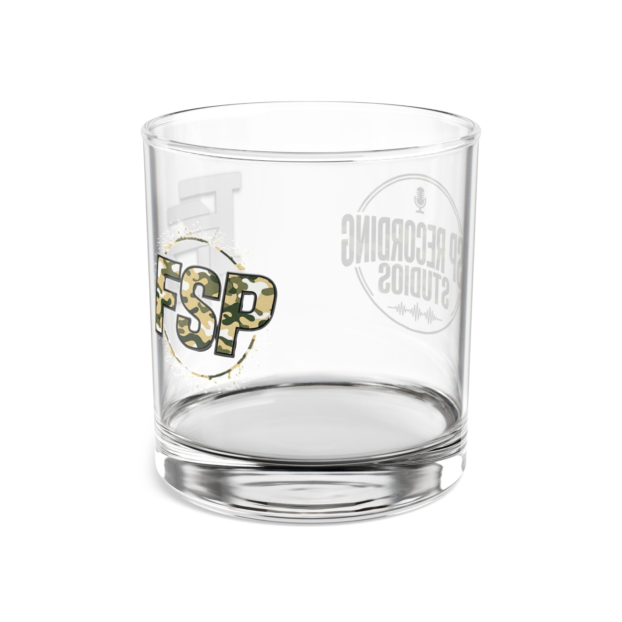 10oz Rocks Glass — FSR Recording Studios Logo Whiskey Tumbler