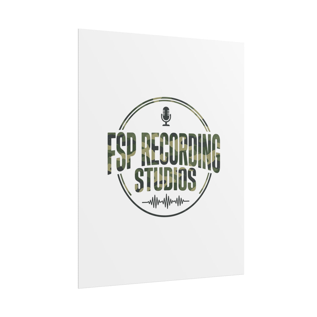 FSP Recording Studios Logo (Camo) -POSTER