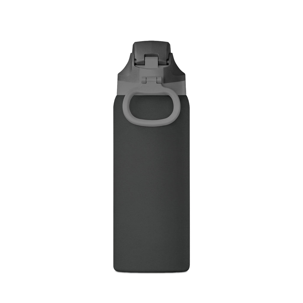 Oasis 32oz Insulated Water Bottle — Matte Black with Monogram Logo