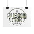 FSP Recording Studios Logo (Camo) -POSTER