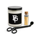 FSP Candle Set with Matches & Wick Trimmer — Minimal Black Jar Gift