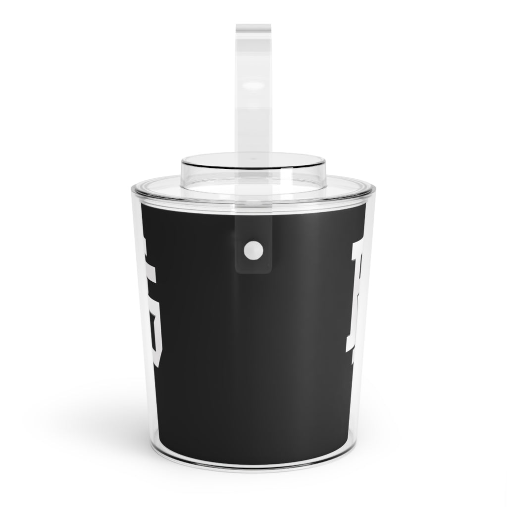 Ice Bucket with Tongs