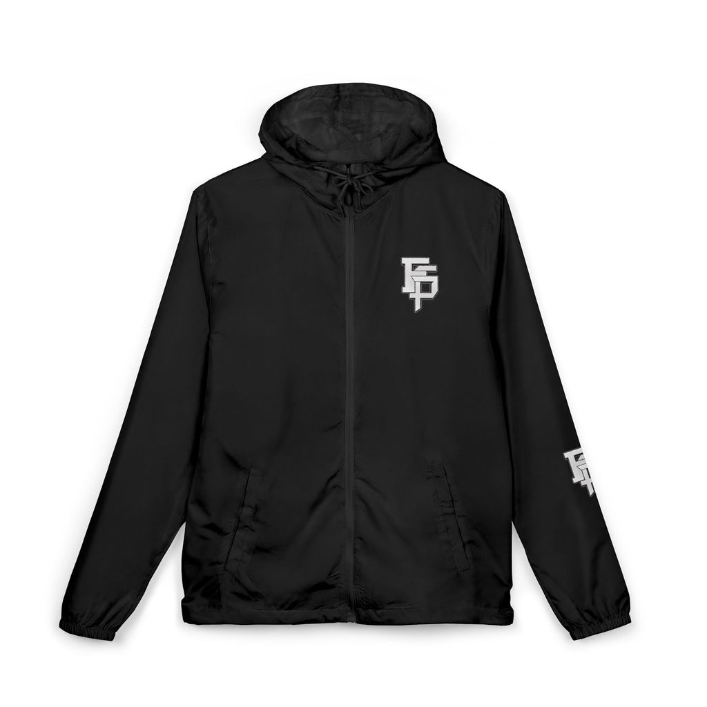 FSP Windbreaker Jacket — Minimal White Camo with 'FSP' Monogram