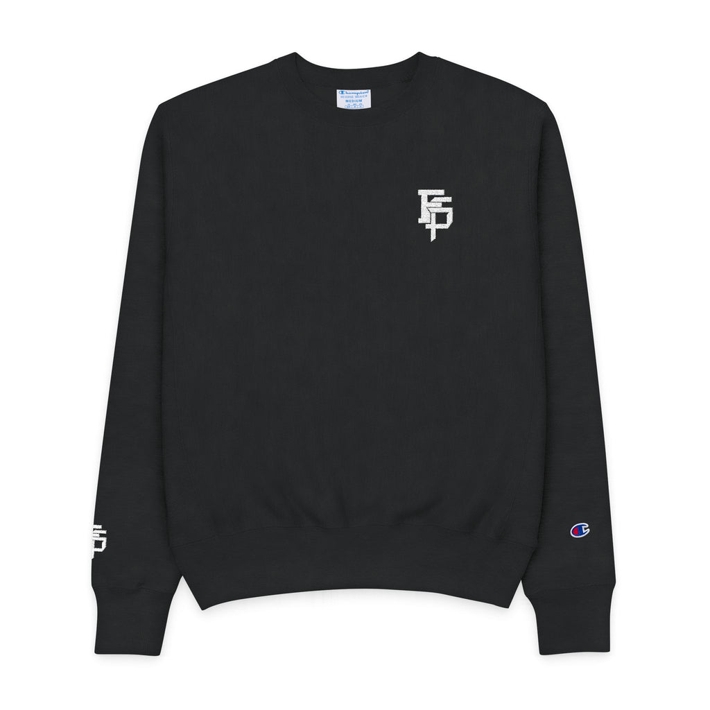 Embroidered Gothic 'FSS' Crewneck Sweatshirt