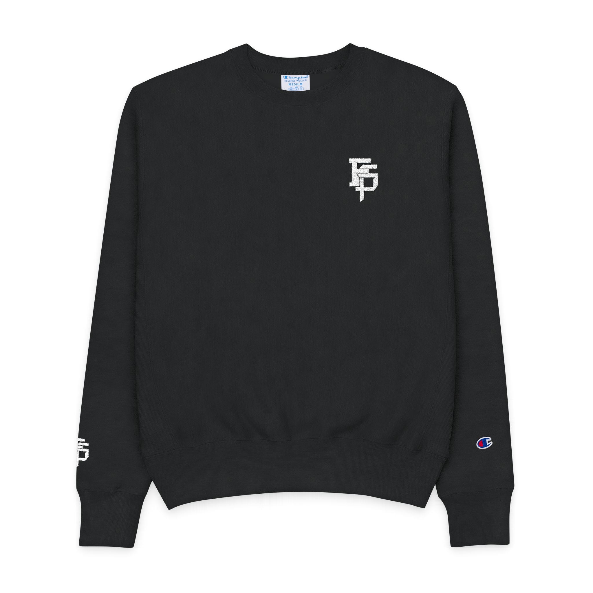 Embroidered Gothic 'FSS' Crewneck Sweatshirt