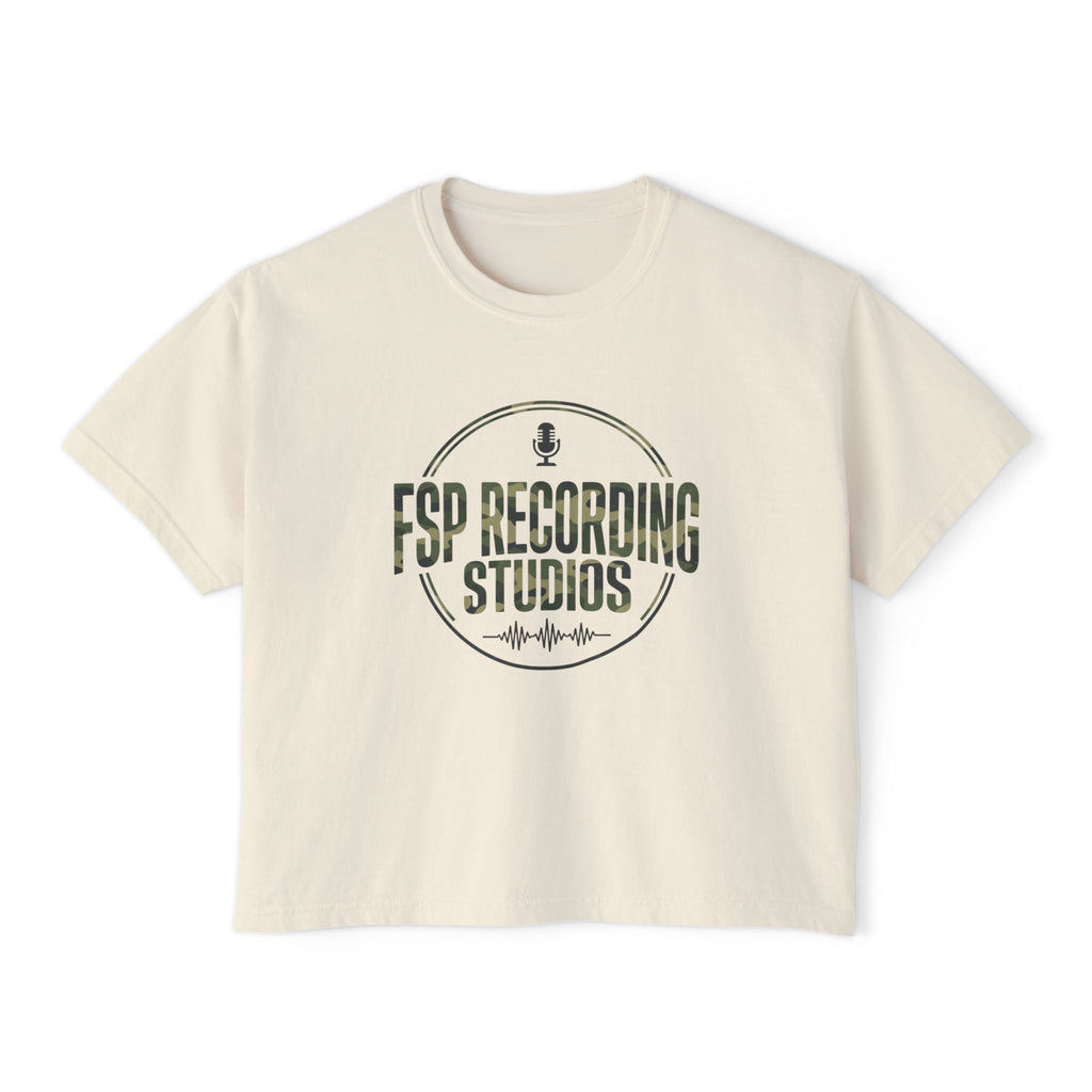 FSP Boxy Tee — "FSP Recording Studios" Women's Crop T‑Shirt