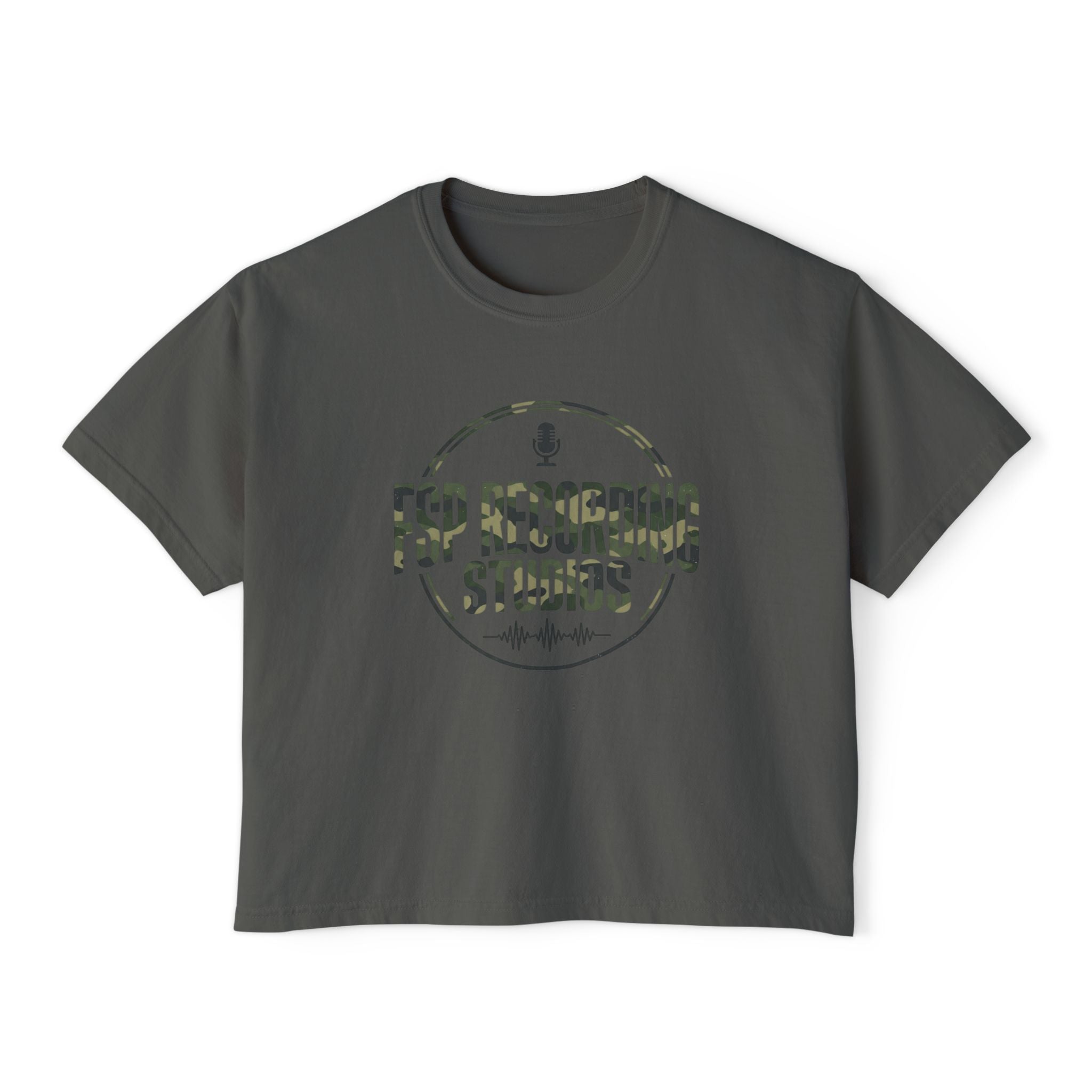 FSP Boxy Tee — "FSP Recording Studios" Women's Crop T‑Shirt