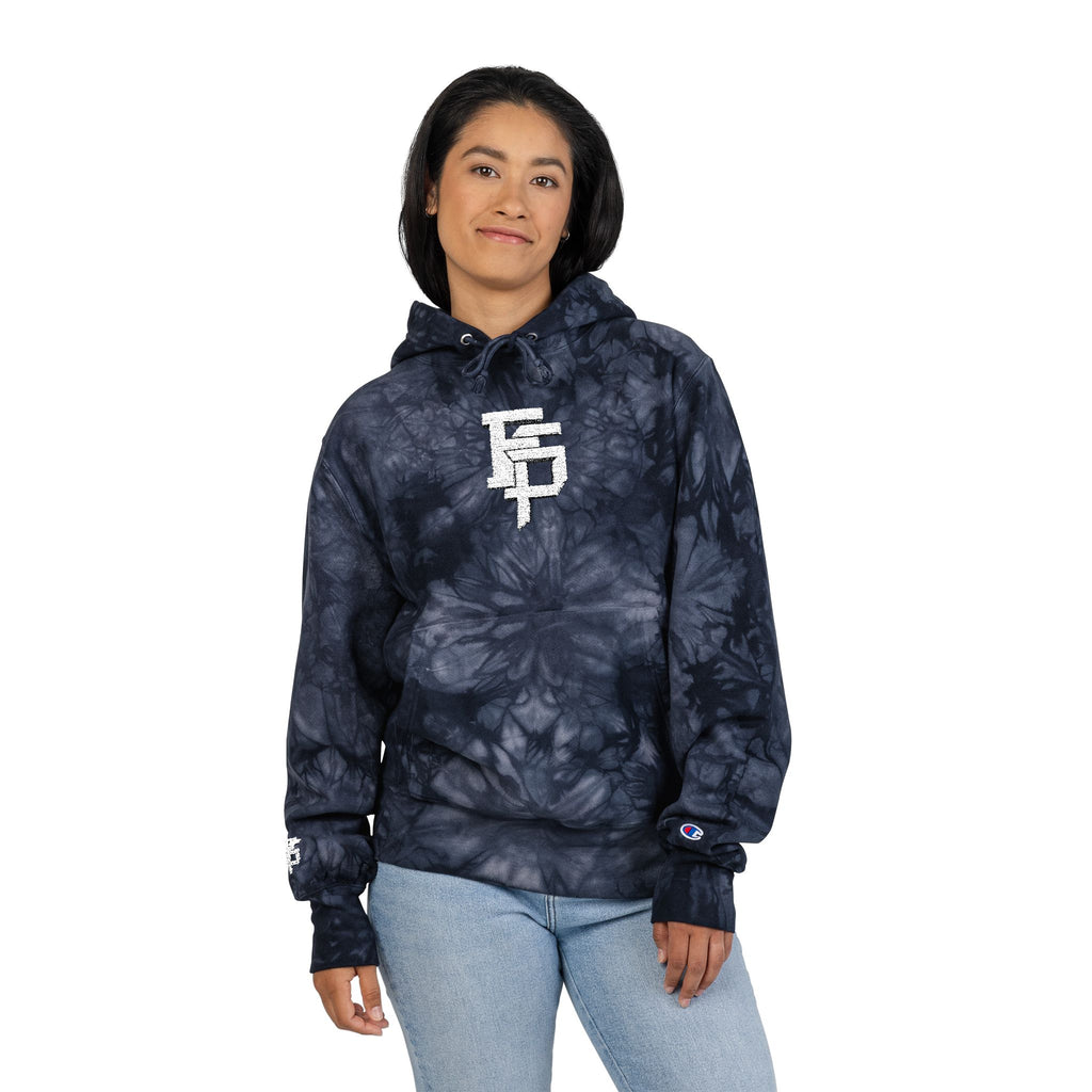Unisex Champion Tie-Dye Hoodie (Embroidery)