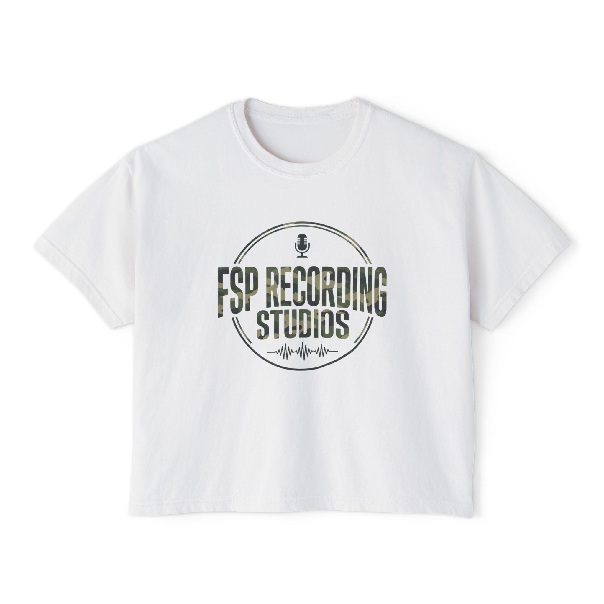 FSP Boxy Tee — "FSP Recording Studios" Women's Crop T‑Shirt