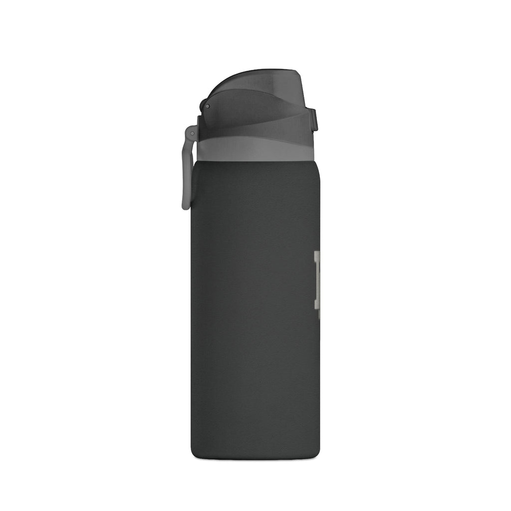 Oasis 32oz Insulated Water Bottle — Matte Black with Monogram Logo