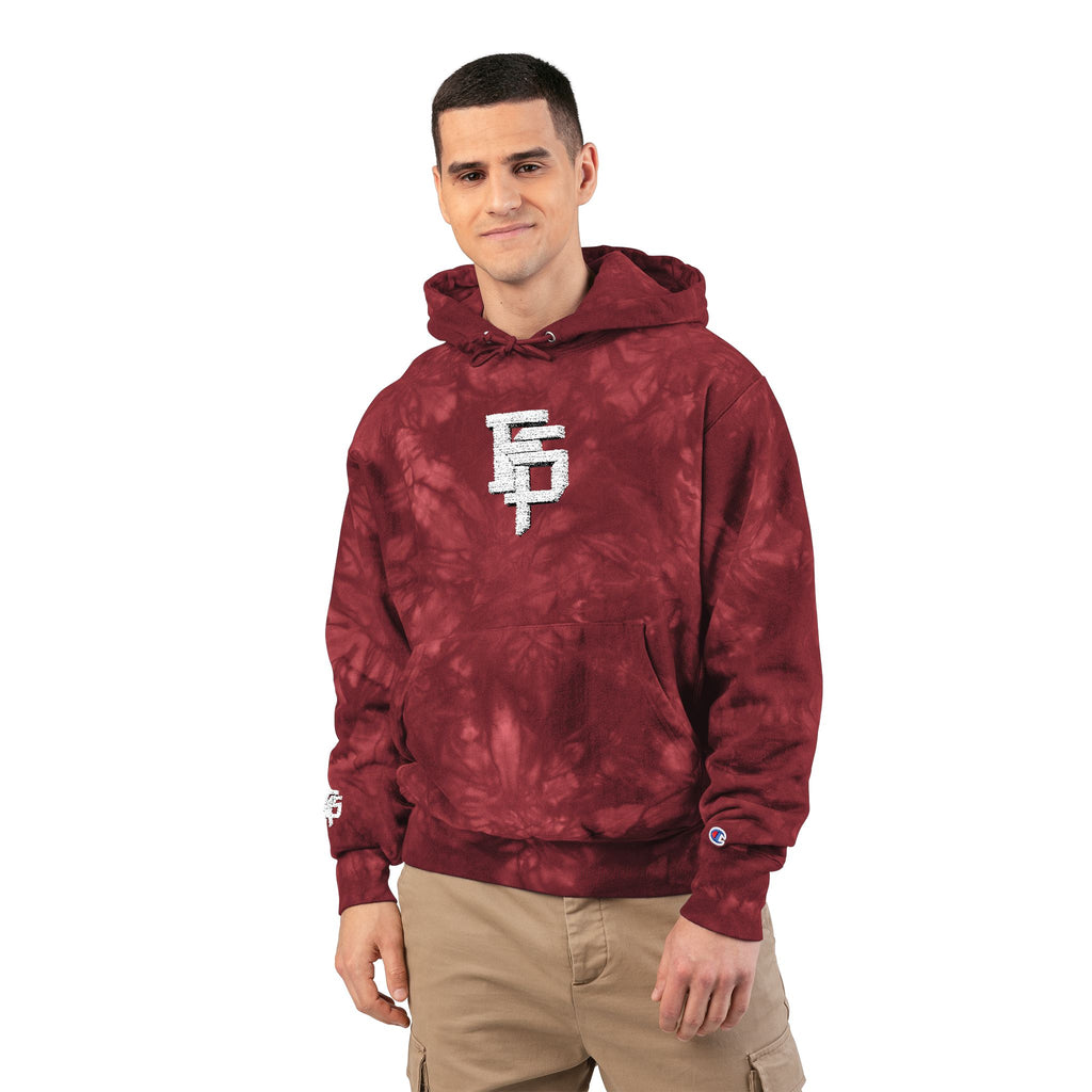 Unisex Champion Tie-Dye Hoodie (Embroidery)